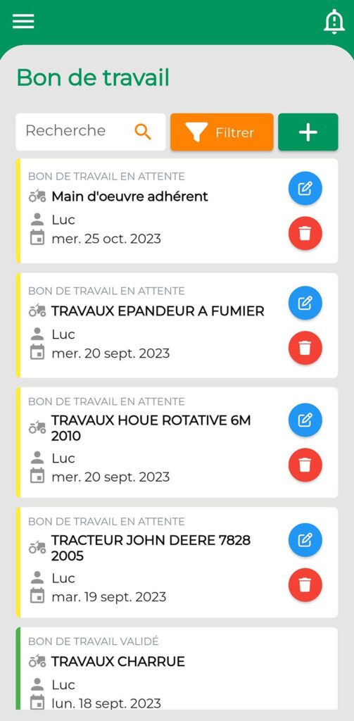 myCuma Planning et Travaux application_5