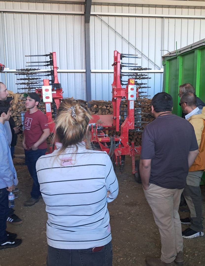 Des agriculteurs chiliens en visite dans le Lauragais