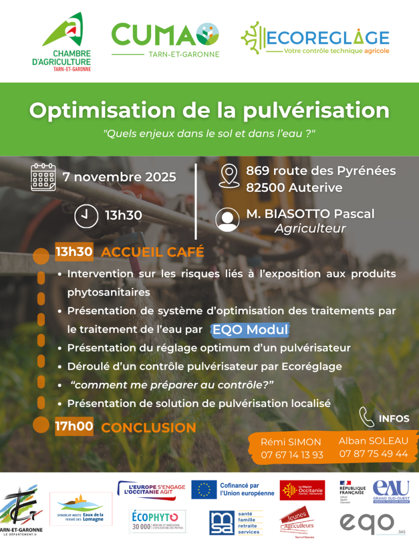 évenement controle pulvé 82